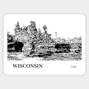 Wisconsin USA Sticker
